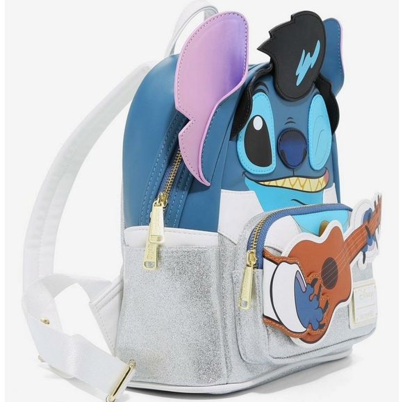 NWT Loungefly Lilo and Stitch Elvis mini backpack - Picture 2 of 11